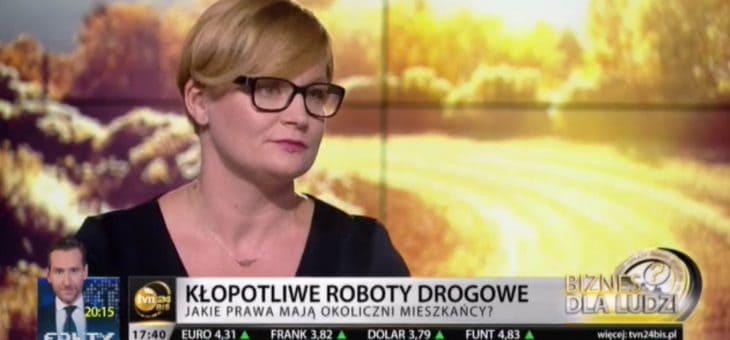 TVN24 Bis – O&nbsp;prawach mieszkańców budowy.